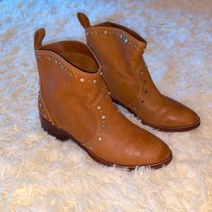 Dolce Vita leather studded booties